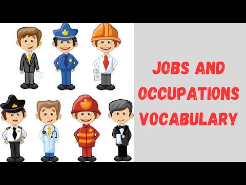 Jobs and Occupations Vocabulary in English | English practice