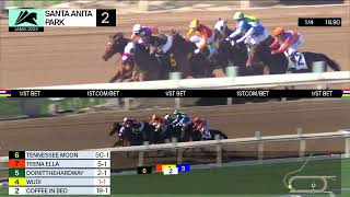 Coffee in Bed wins Race 2 on Friday, January 6, 2023 at Santa Anita Park.