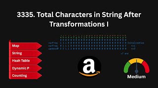 3335. Total Characters in String After Transformations I
