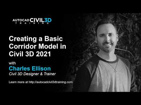 Creating a Basic Corridor Model in Civil 3D 2018, 2019, 2020, 2021