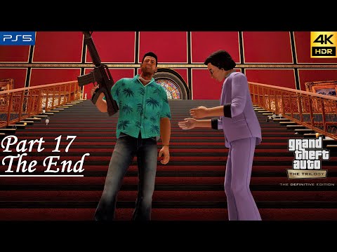 Grand Theft Auto Vice City - GTA Trilogy Remastered Walkthrough Gameplay Part 17 (THE END)