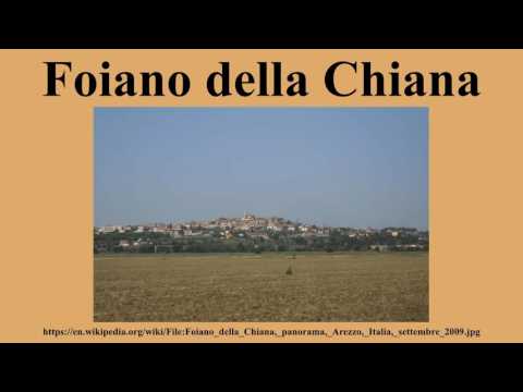 Foiano della Chiana