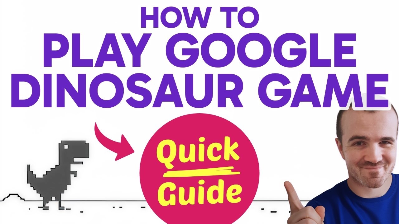 How to PLAY Google Dinosaur Game (Step by Step)