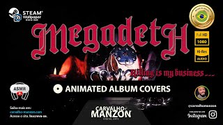 🎧 Megadeth - Last Rites - Loved to Deth (Live 1987 London, UK) #AnimatedAlbumCover