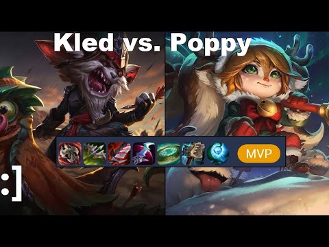 Kled vs. (Challenger) Poppy - Quadruple mountain dragon incident. (full gameplay)