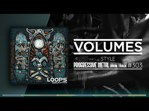 Progressive Metal Drum Track / Volumes Style / 180 bpm