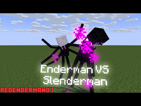 Enderman vs Slenderman - Minecraft Battle Animation (Minecraft vs Creepypasta)