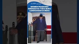 Momen Presiden Prabowo Singgah di Toko Buku Langganan di New Delhi saat Kunjungan Kenegaraan India