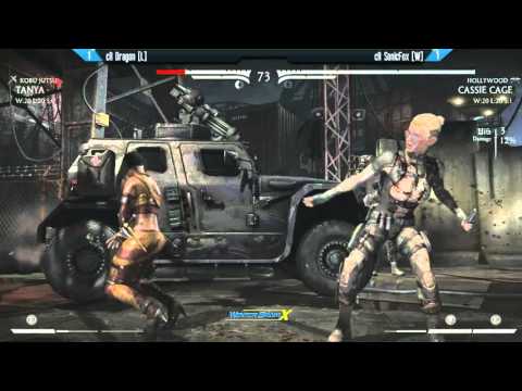 MKX: Winter Brawl X - Grand Final - cR Dragon (Tanya) vs cR SonicFox (Cassie Cage) - Top 8