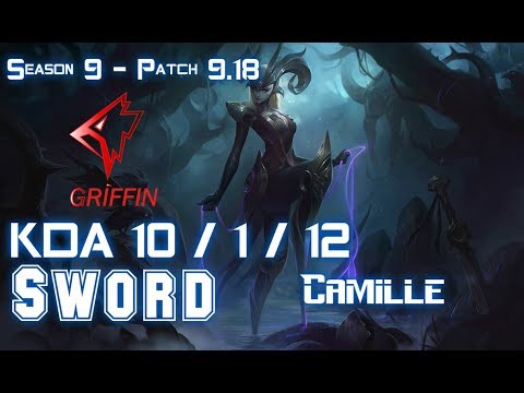 GRF Sword CAMILLE vs FIORA Top - Patch 9.18 KR Ranked