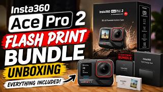 Insta360 Ace Pro 2 Flash Print Bundle Unboxing | Everything Included!