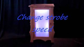 preview picture of video 'Colour change storage cabinet, bedside or night light'