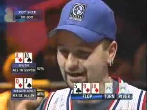 Daniel Negreanu - Calls straight flush