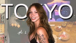 TOKYO VLOG PT.1 ★ thrifting in Tokyo, meeting THE hello kitty & solo traveling in Japan ★