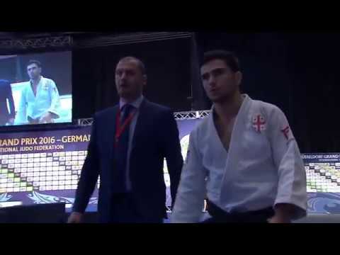 Bronze / GP Dusseldorf 2016 - MARGVELASHVILI Vazha (GEO) vs TAKAICHI Kengo (JPN)