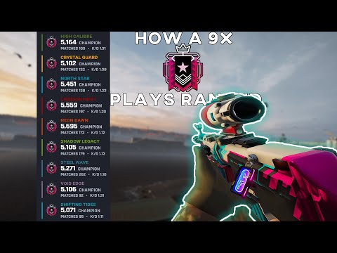 How A 9x CHAMPION Plays Ranked Ranked Highlights - Rainbow Six Siege