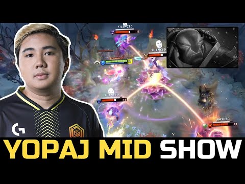 YOPAJ MIDLANE PUCK SHOW - 4 MAN ULT + FOUNTAIN DIVE DOTA 2