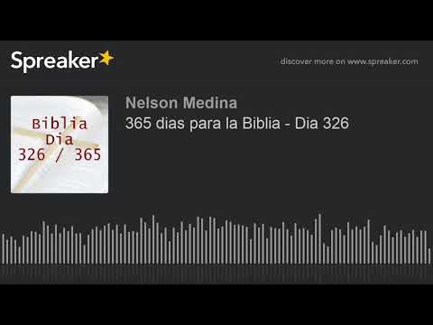 365 days for the Bible - Day 326