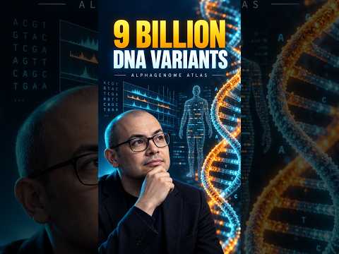 Google DeepMind Maps 9 Billion DNA Variants | AlphaGenome Atlas #AlphaGenome #DeepMind #AI