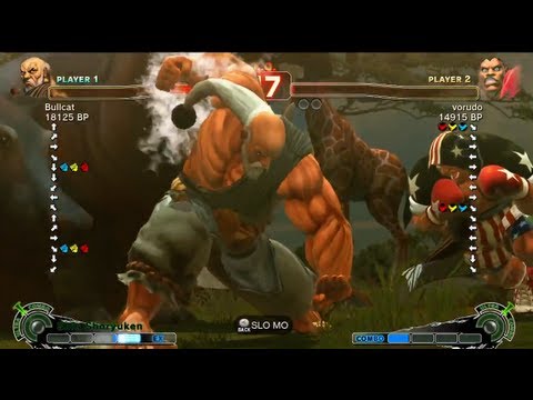 Bullcat [Gouken] vs vorudo [Balrog] SSF4 Japanese Online Ranked Matches - Xbox Live