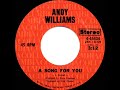 1971 Andy Williams - A Song For You (stereo 45)