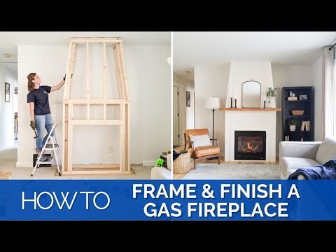 Install a Gas Fireplace - Framing & Finishing | PT. 2:...