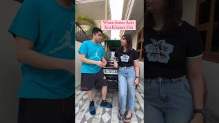Download lagu WHEN SISTER ASKS KYA KHAANA HAI v/s BROTHER !! 🤣😏 #ypm #ypmvlogs #sister mp3