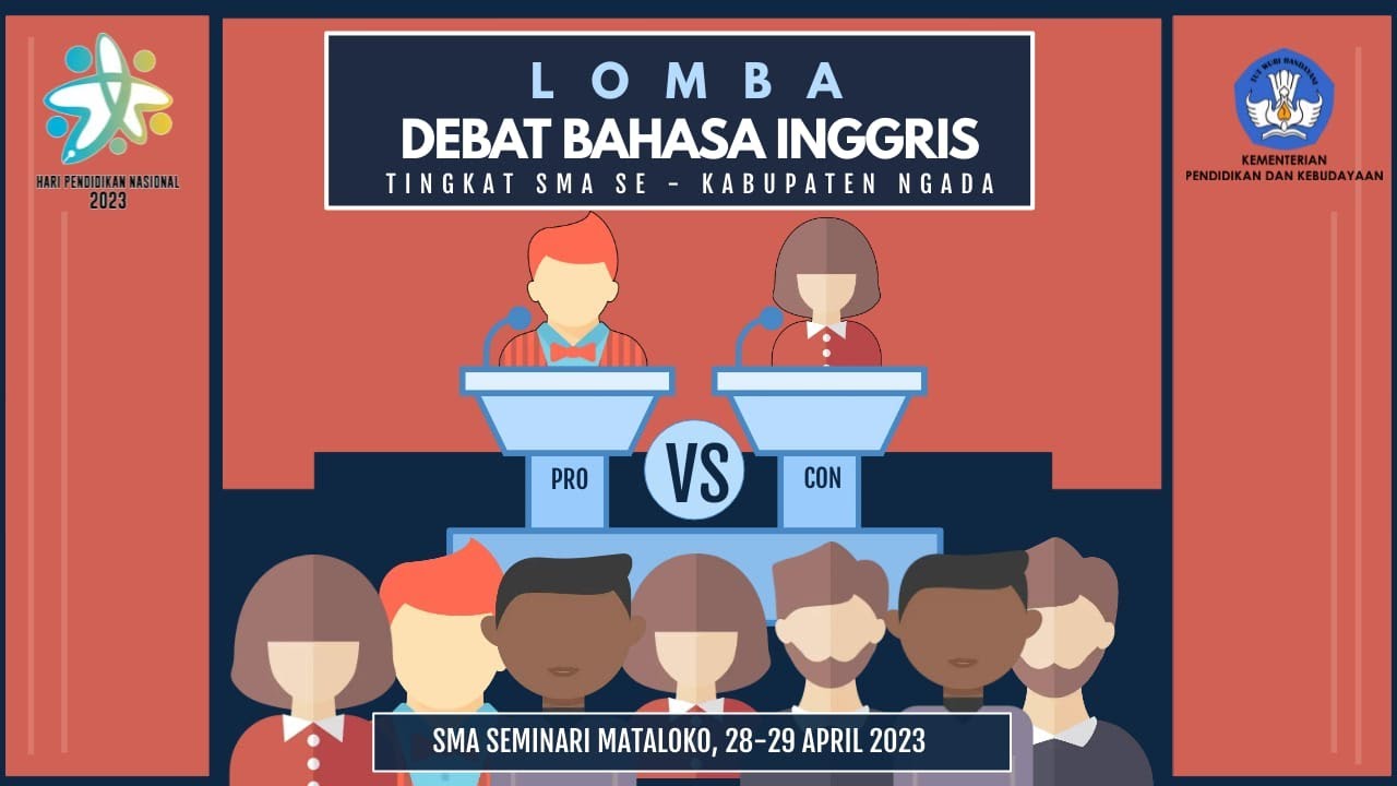 LOMBA DEBAT BAHASA INGGRIS BABAK FINAL TINGKAT SMA SE-KABUPATEN  NGADA, Mataloko 29 April 2023
