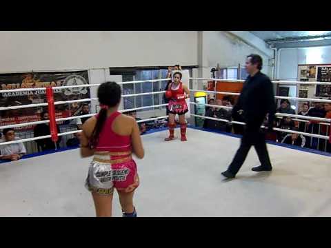 Ayelen "LA PULGUITA" Gonzalez_Segovia Competición K.O. en el 2º round