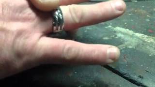 Resizing a ring (smaller) in about a minute for free!