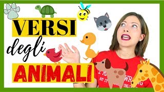I Versi degli ANIMALI in Italiano! Che verso fa... - Impara l'italiano DIVERTENDOTI! 🐶 🐱 🐘