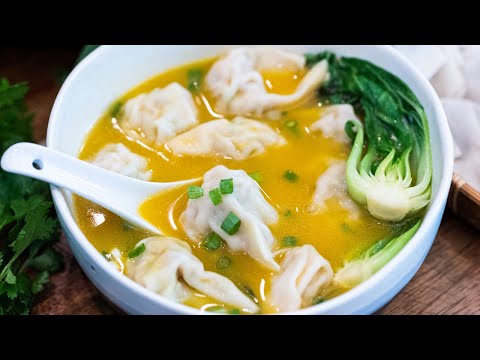 BETTER THAN TAKEOUT - Easy Wonton Soup Recipe