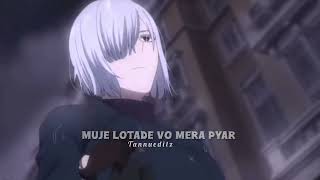 Nightfall one saided lover 💔Muje lotade vo mera pyar Sad love story hindi song