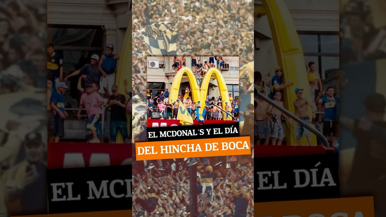 El DÍA que los HINCHAS de BOCA ROMPIERON un MCDONALDS #argentina #futbol #bocajuniors #bocajrs