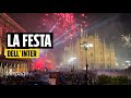 L'Inter campione d'Italia accolta al Duomo di Milano da migliaia di tifosi in festa