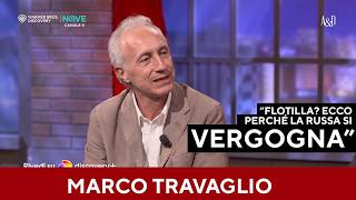 Travaglio asfalta La Russa: "La sua battuta sulla Flotilla? Vi spiego perché si vergogna"