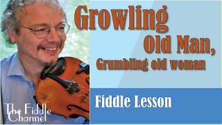 Growling old man grumbling old woman