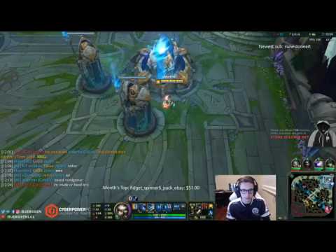 League Of Legends S7 — Bjergsen as Camille vs Ahri Mid  Ranked Gameplay