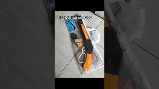Download lagu unboxing senapan kayu peluru nya karet #review #shorts  #mainananak mp3
