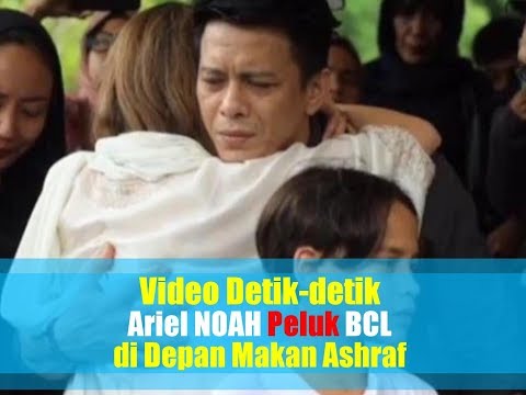 Video Detik-detik Ariel NOAH Peluk BCL di Depan Makan Ashraf Sinclair