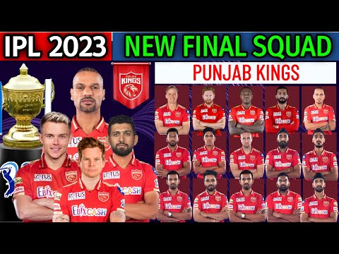 IPL 2023 Punjab Kings Squad | PBKS Team Full & New Squad 2023 | PBKS Squad 2023 | PBKS Team 2023