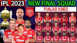 IPL 2023 Punjab Kings Squad | PBKS Team Full & New Squad 2023 | PBKS Squad 2023 | PBKS Team 2023