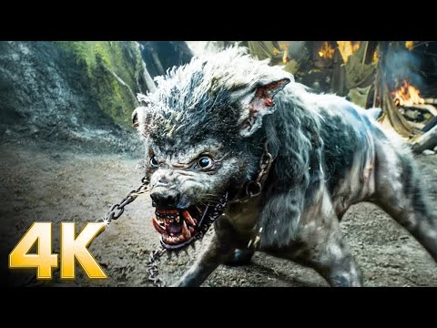 Savage Warg Attack! Arondir’s Desperate Escape | Rings of Power | CLIP ⚡ 4K