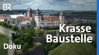Festung Würzburg - Herzschlag einer Baustelle | Millimeterarbeit mit dem Kran | 