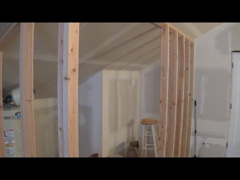 How to Frame a Wall with a Sloping Ceiling