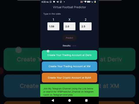 Virtual Football Bet Predictor video thumbnail