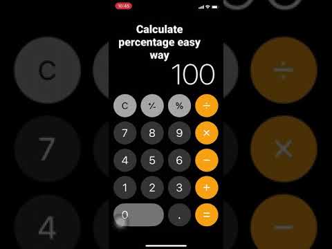 Calculate Percentage easy way #%#percentage #calculus#calculator #mobilecalcutorhacks