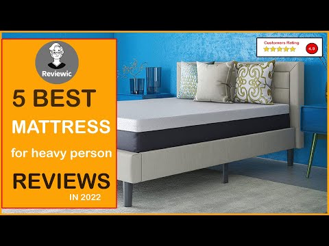 ✅ Best Mattress On Amazon For Heavy Person In 2023 ✨ Top 5 Tested & Buying Guide