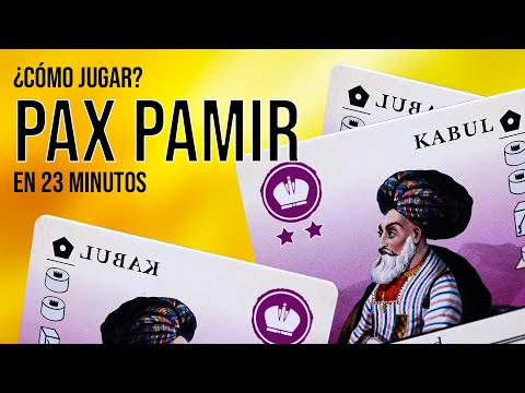 PAX PAMIR 2da edición - el juego de traiciones e intrigas  (tutorial en español latino)