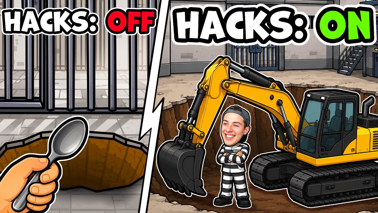 I Added HACKS to Prison Escape Simulator